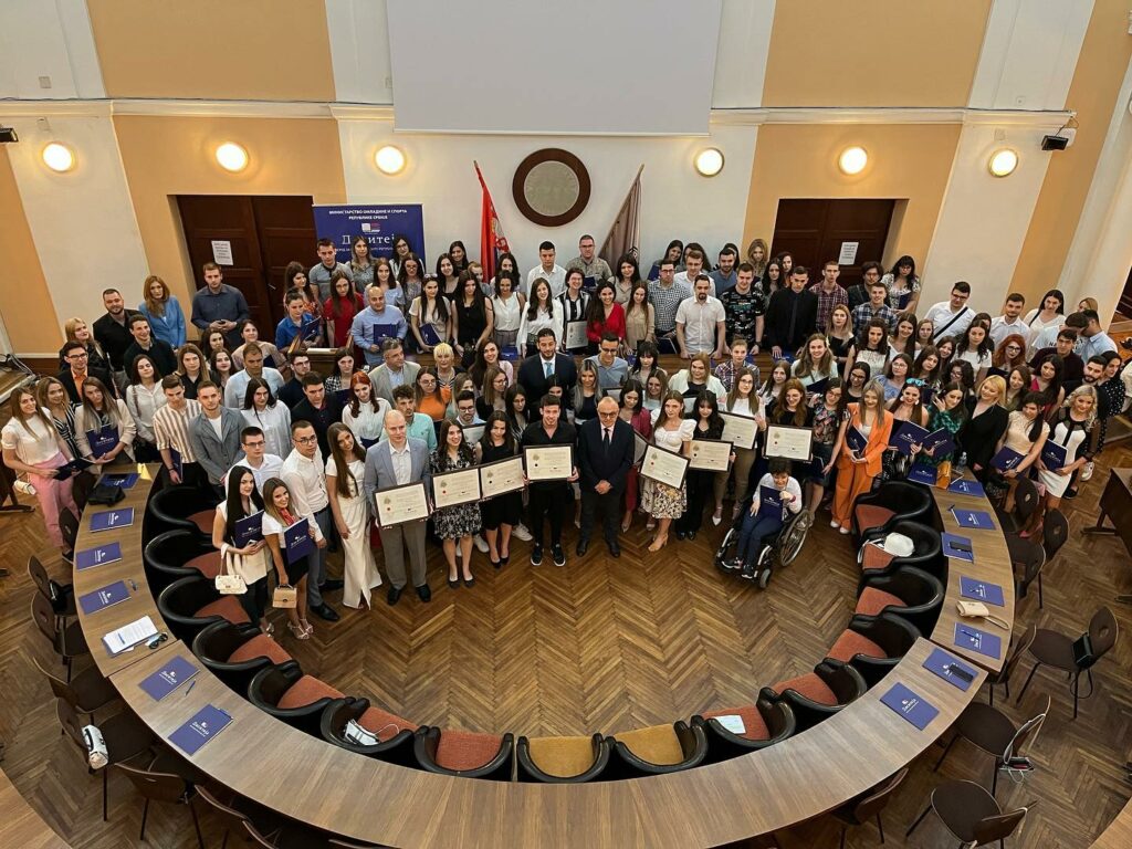 Students at the University of Nis, Serbia