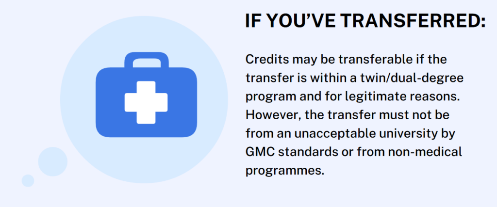 GMC Criteria (If You’ve Transferred)