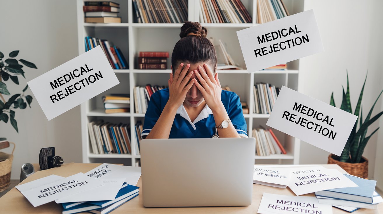 medical-rejection-woman-wearing-a-medicine-student-unif